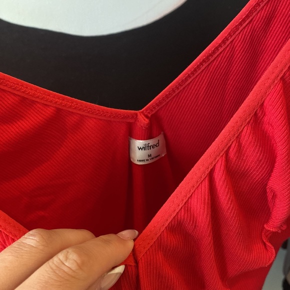 Red frill body suit - Picture 2 of 4